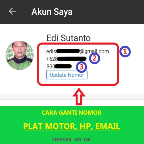 Detail Cara Ganti Foto Profil Driver Gojek Nomer 9