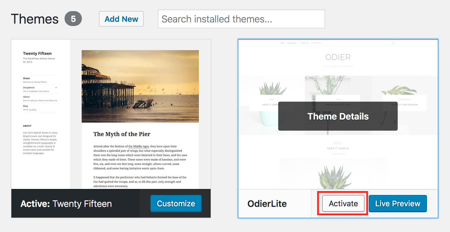 Detail Cara Instal Template Di Wordpress Nomer 24