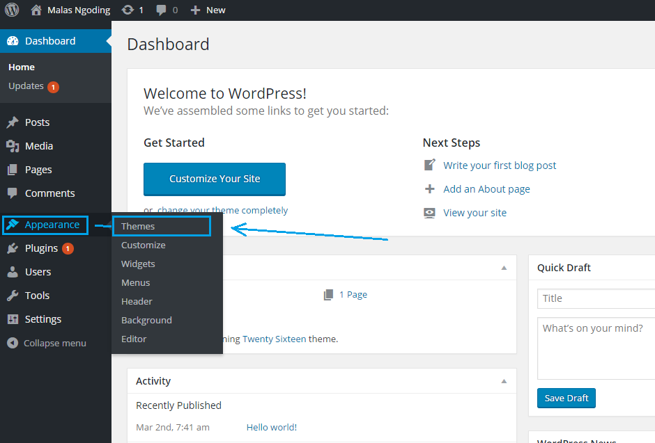 Detail Cara Instal Template Di Wordpress Nomer 5