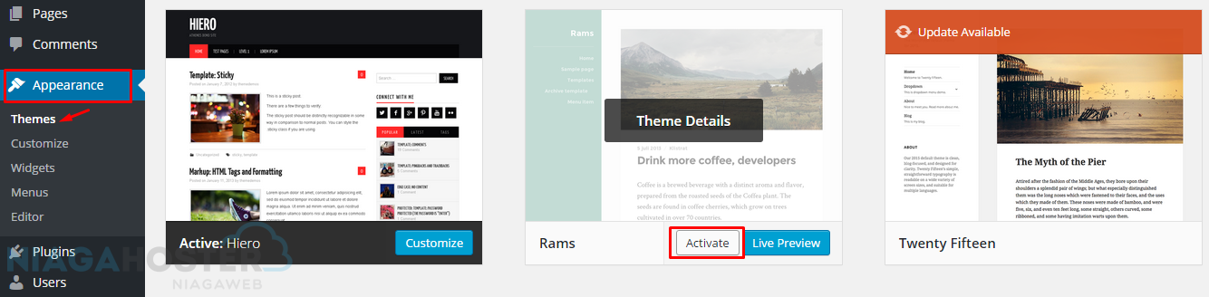 Detail Cara Instal Template Di Wordpress Nomer 46