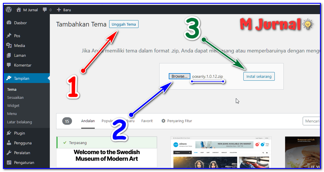 Detail Cara Instal Template Di Wordpress Nomer 6