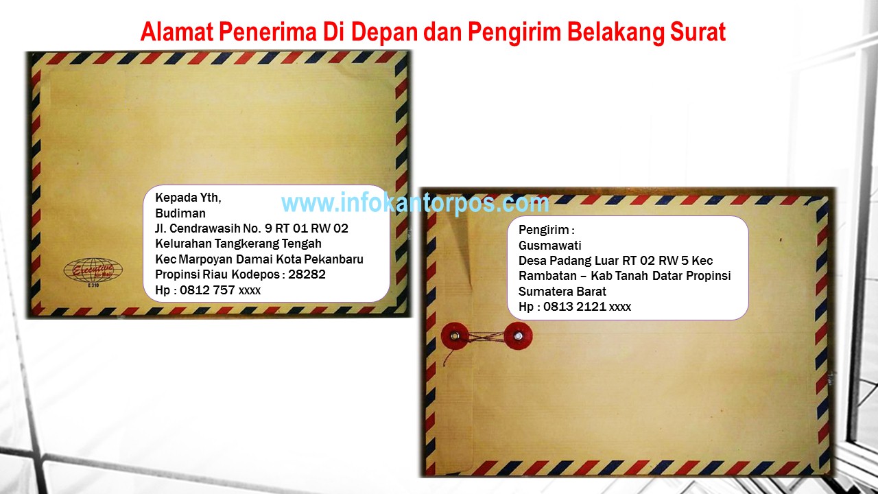 Detail Cara Kirim Surat Lewat Kantor Pos Nomer 7