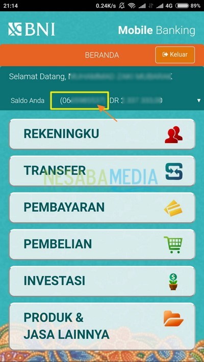Detail Cara Melihat No Rekening Di Buku Tabungan Bni Nomer 24