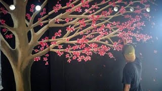 Detail Cara Melukis Bunga Sakura Di Dinding Nomer 18