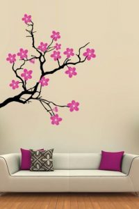Detail Cara Melukis Bunga Sakura Di Dinding Nomer 9