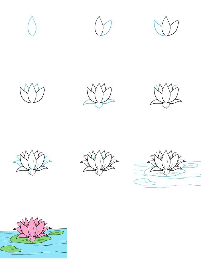 Detail Cara Melukis Bunga Teratai Dengan Mudah Nomer 12
