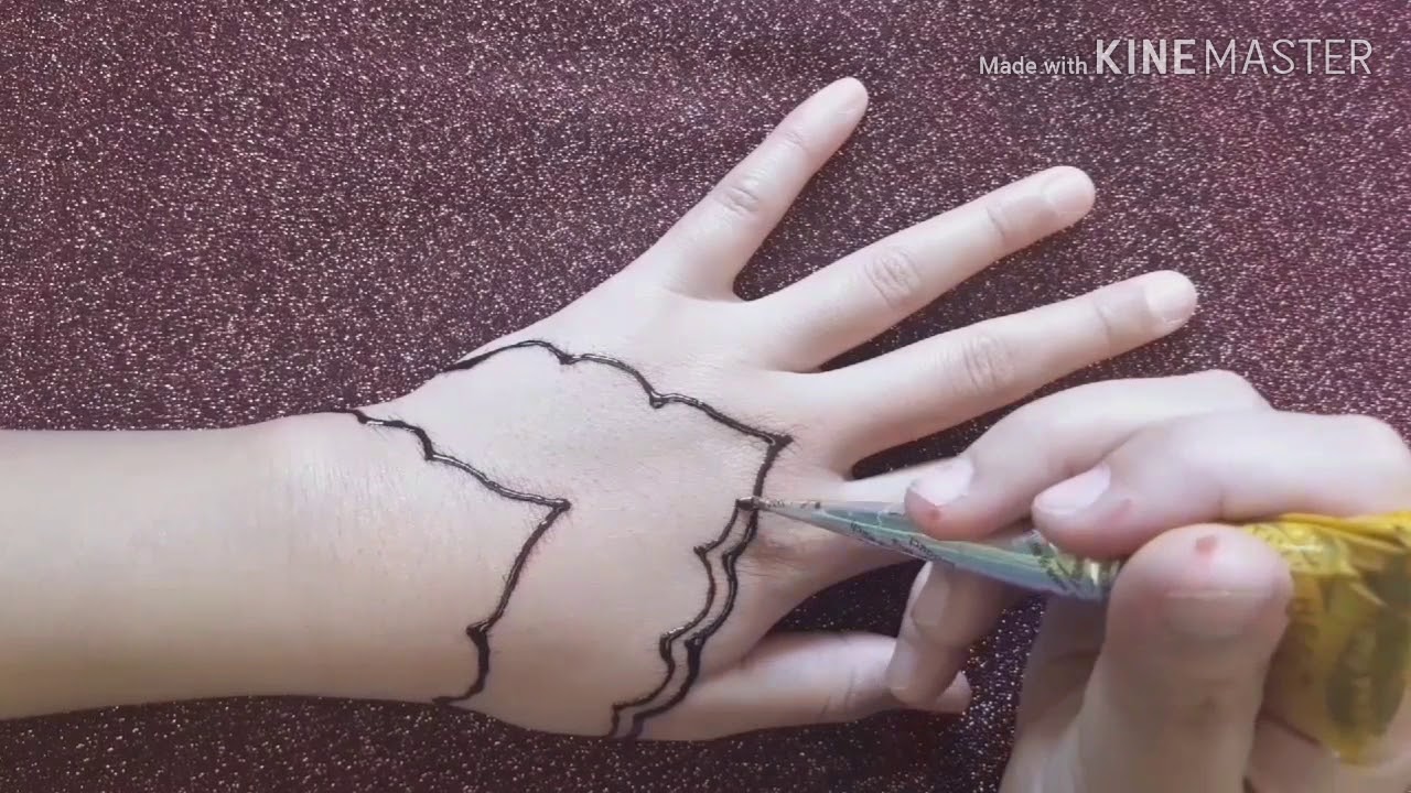 Detail Cara Melukis Tangan Dengan Henna Simple Nomer 18