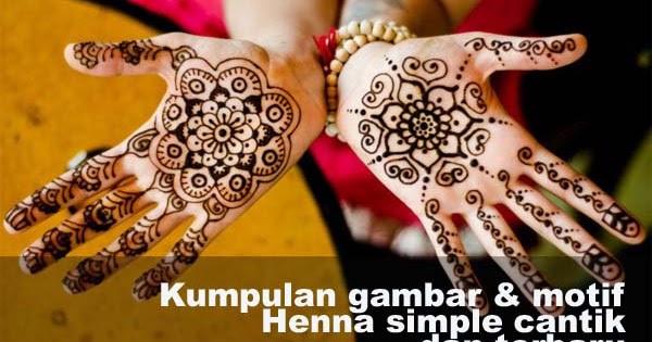 Detail Cara Melukis Tangan Dengan Henna Simple Nomer 44