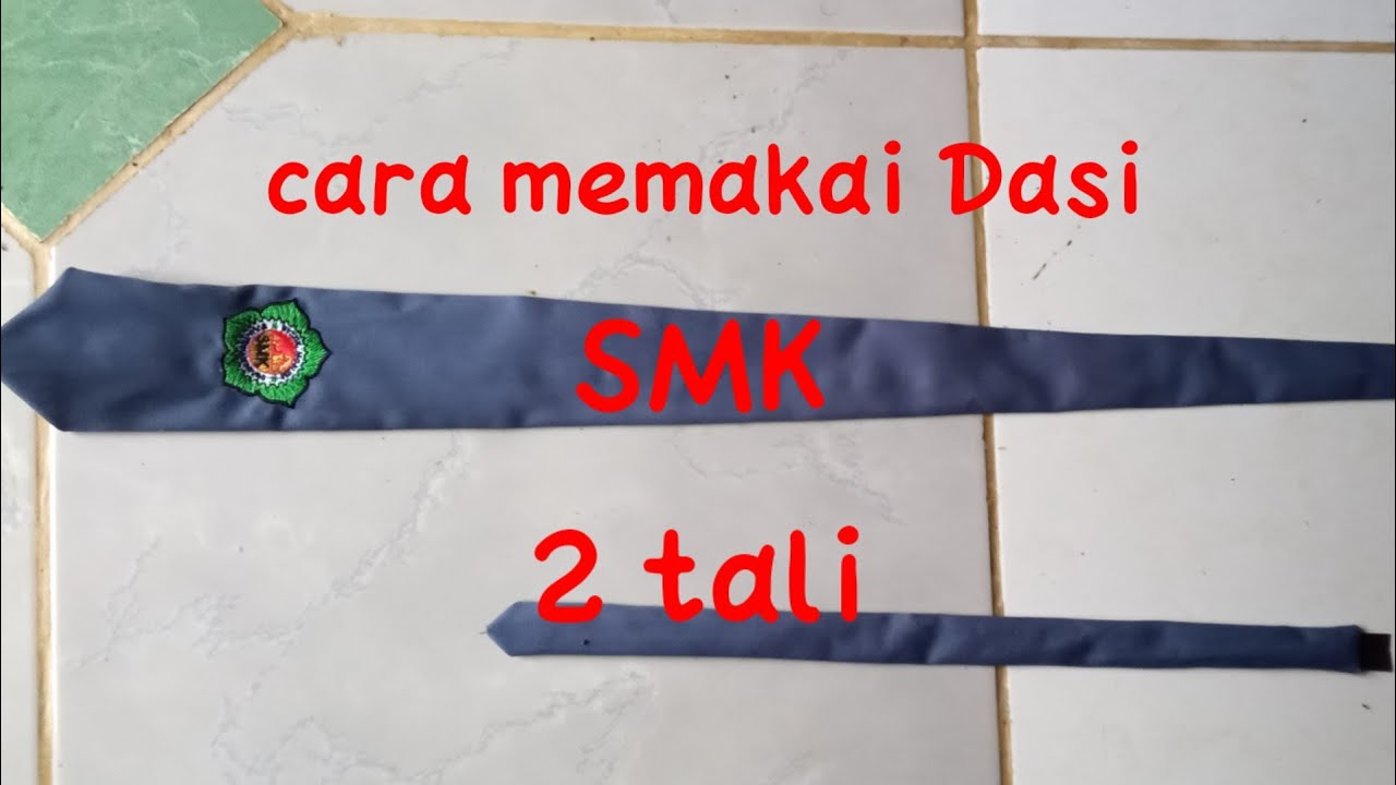 Detail Cara Memasang Dasi 2 Tali Nomer 20