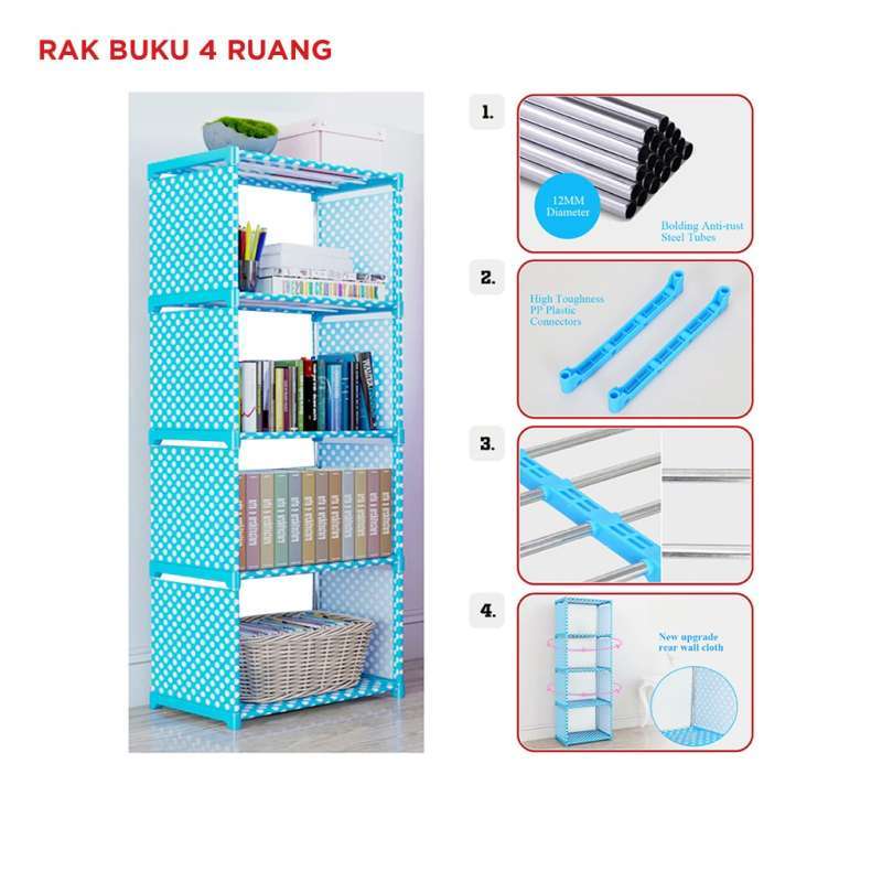 Detail Cara Memasang Rak Buku Portable Nomer 10