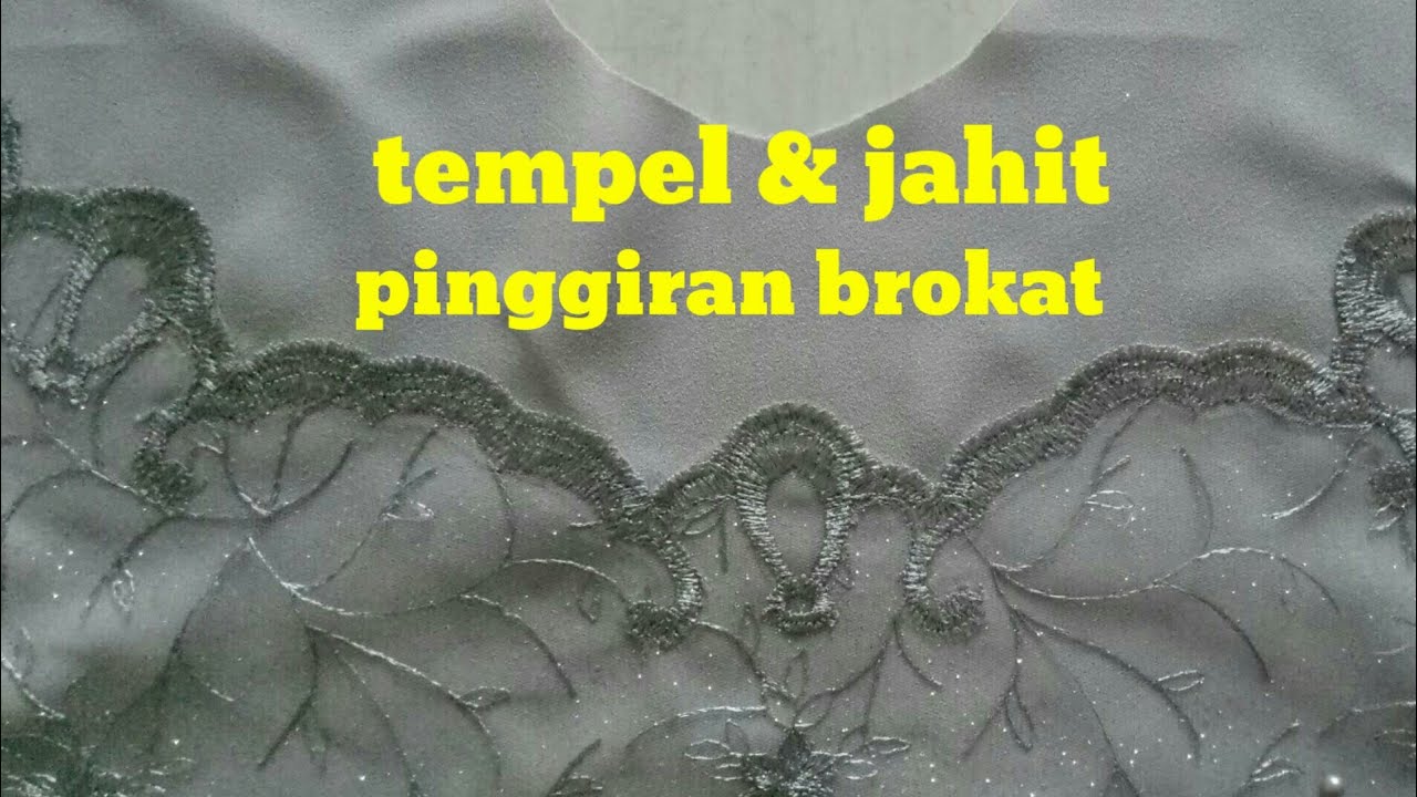 Detail Cara Memasang Renda Tempel Nomer 3