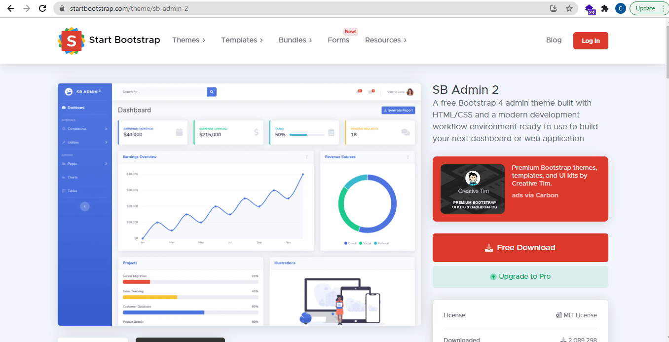 Detail Cara Memasang Template Admin Di Codeigniter Nomer 4