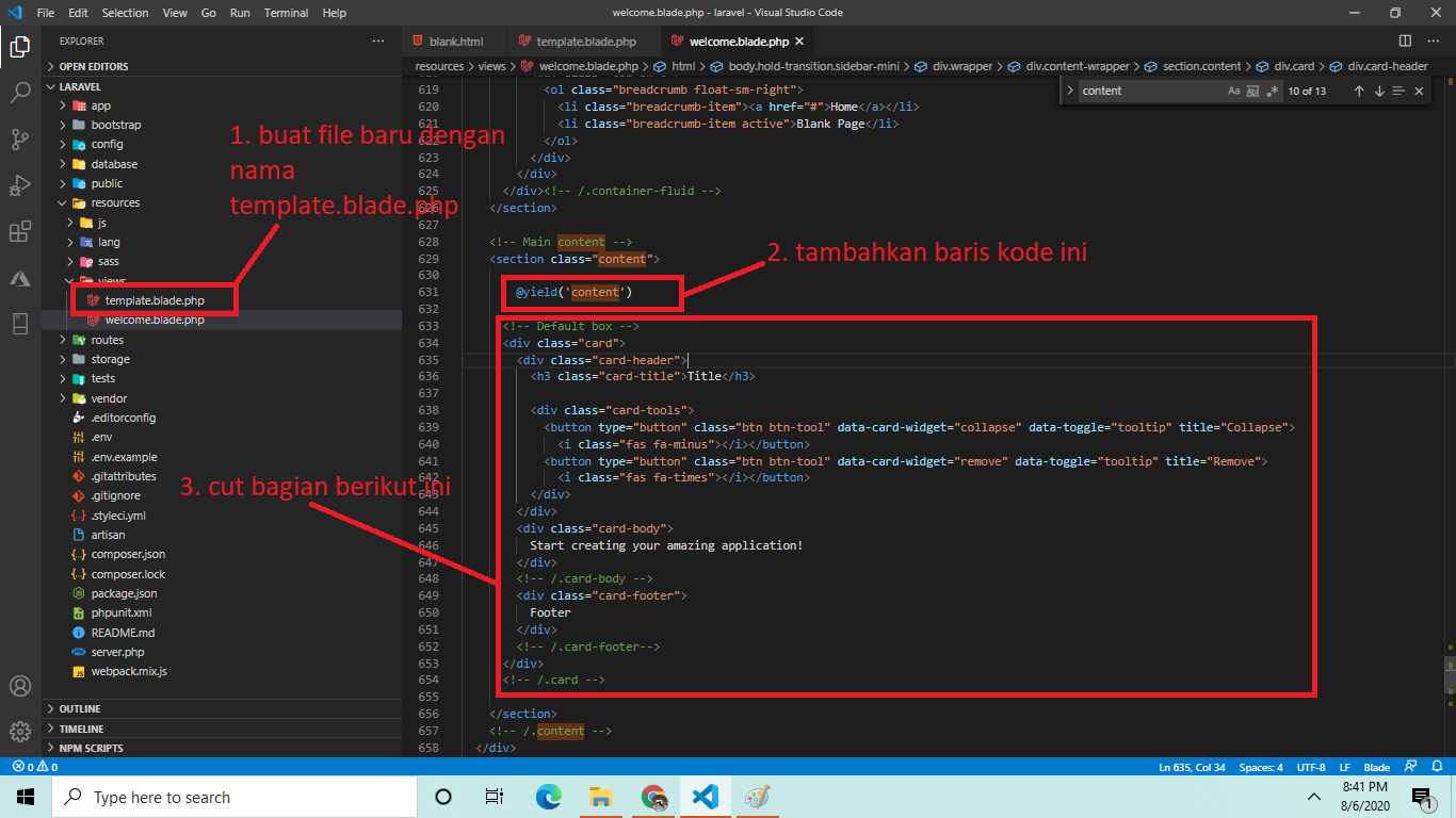 Detail Cara Memasang Template Bootstrap Nomer 2