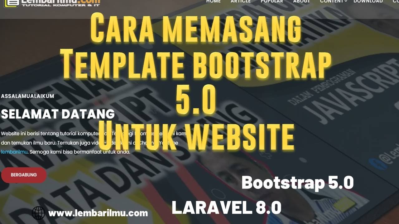 Detail Cara Memasang Template Bootstrap Nomer 10