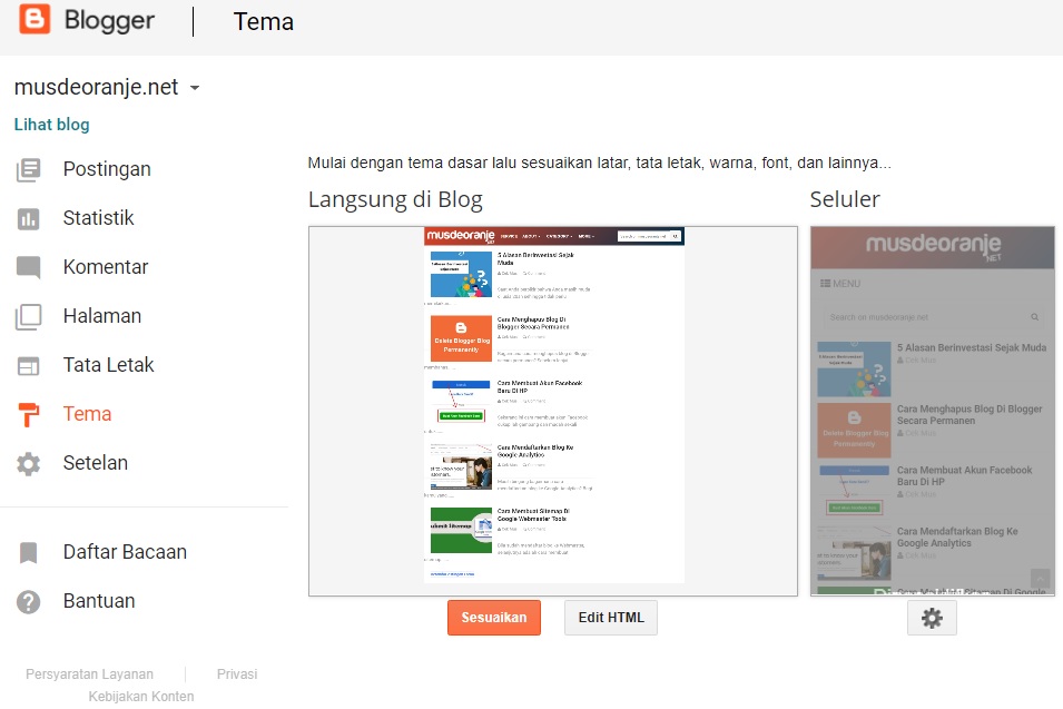 Detail Cara Memasang Template Di Blogger Nomer 12