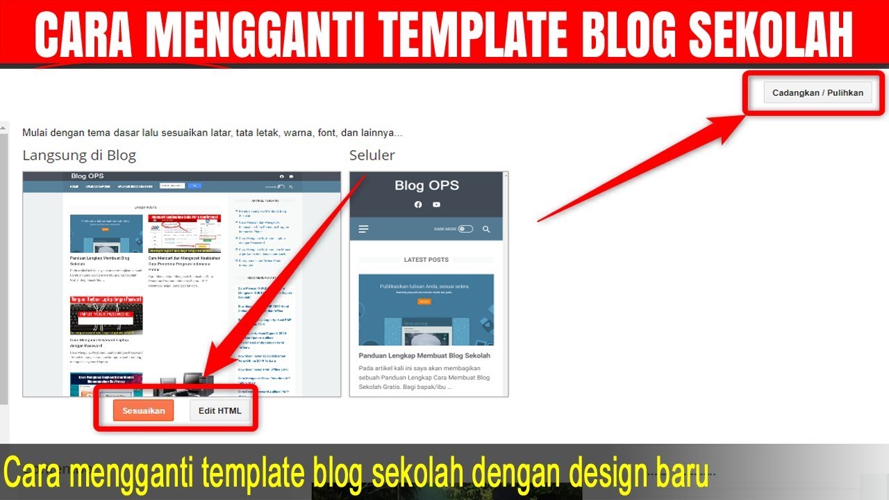 Detail Cara Memasang Template Di Blogger Nomer 25