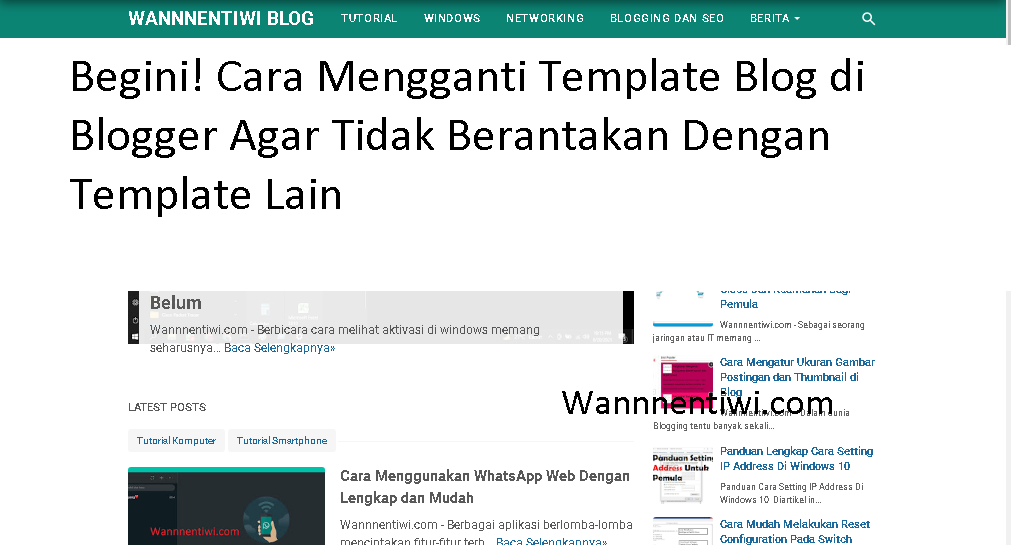 Detail Cara Memasang Template Di Blogger Nomer 36