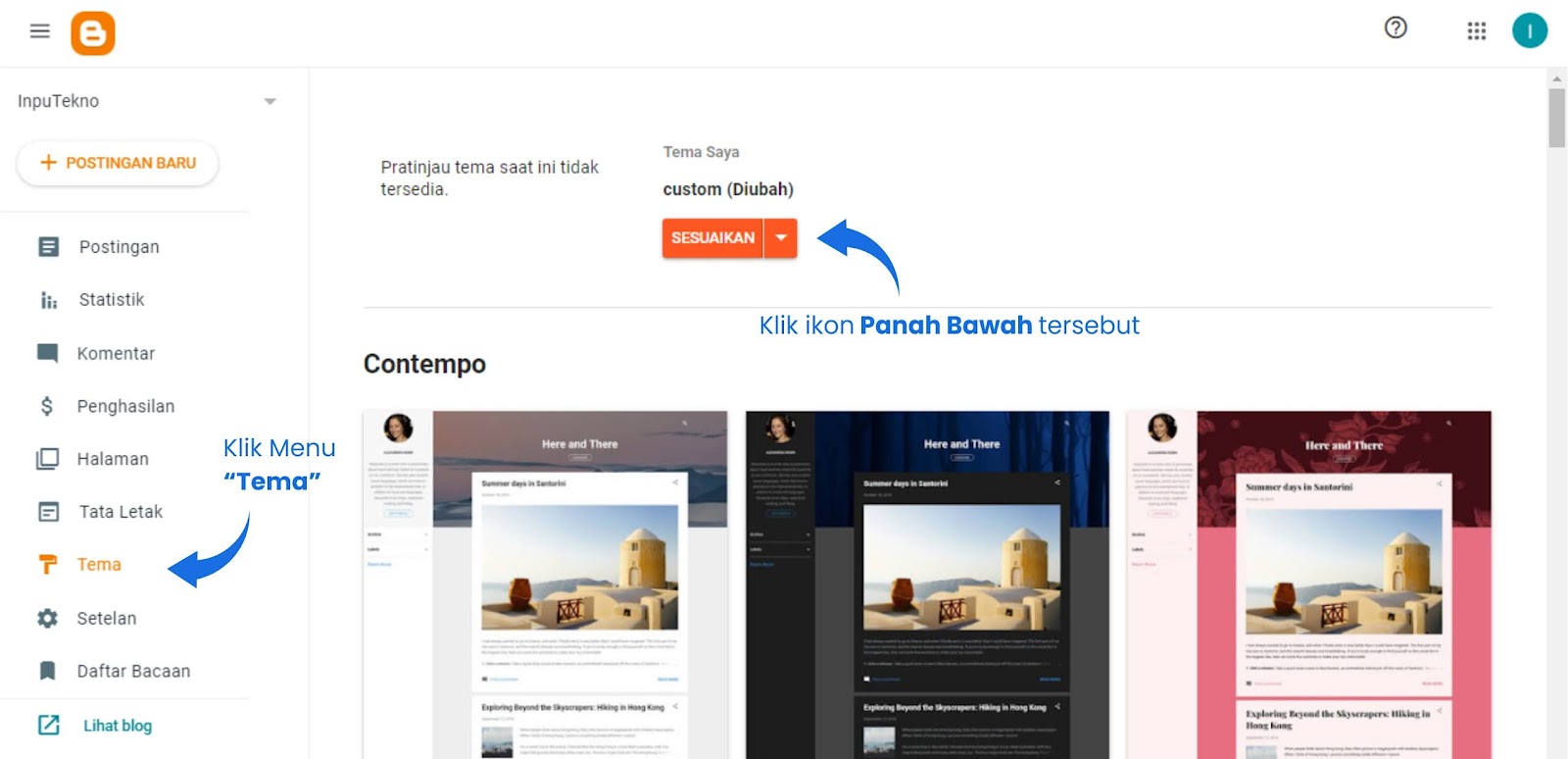 Detail Cara Memasang Template Di Blogger Nomer 39