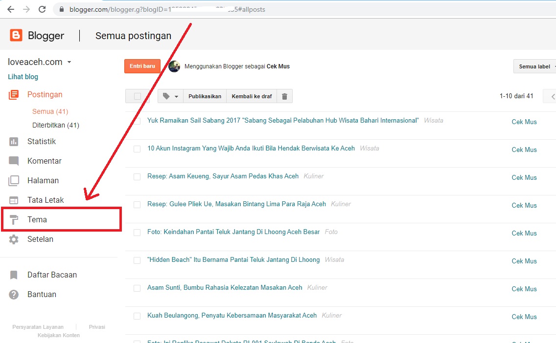 Detail Cara Memasang Template Di Blogger Nomer 7