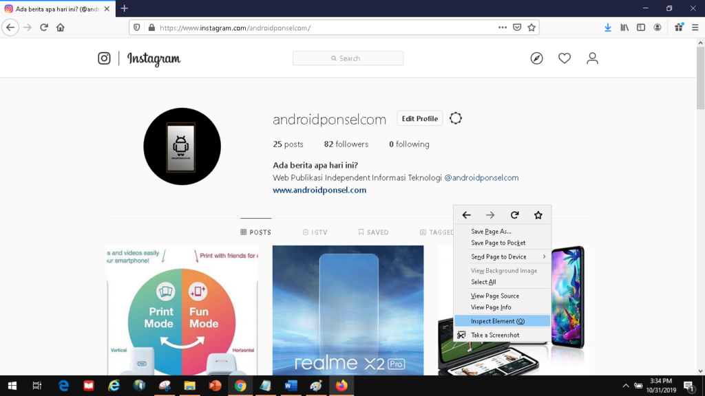 Detail Cara Memasukan Foto Ke Instagram Di Laptop Nomer 13