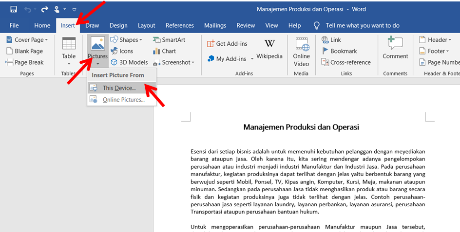 Detail Cara Memasukkan Gambar Ke Word Nomer 43