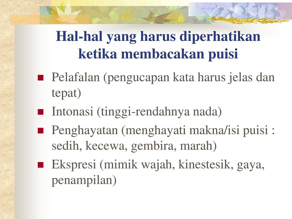 Detail Cara Membaca Puisi Nomer 45