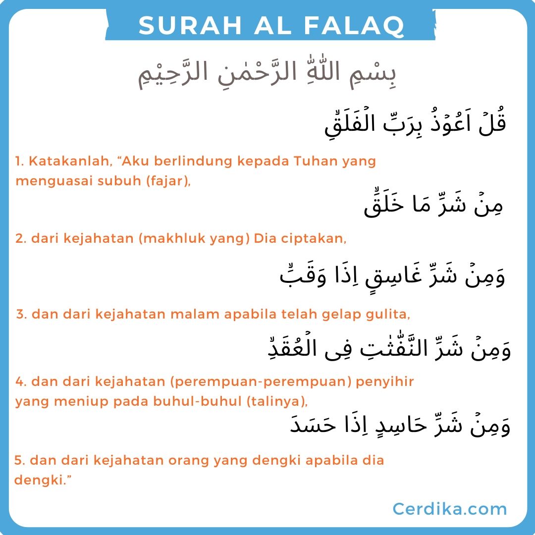 Detail Cara Membaca Surat Al Falaq Nomer 9