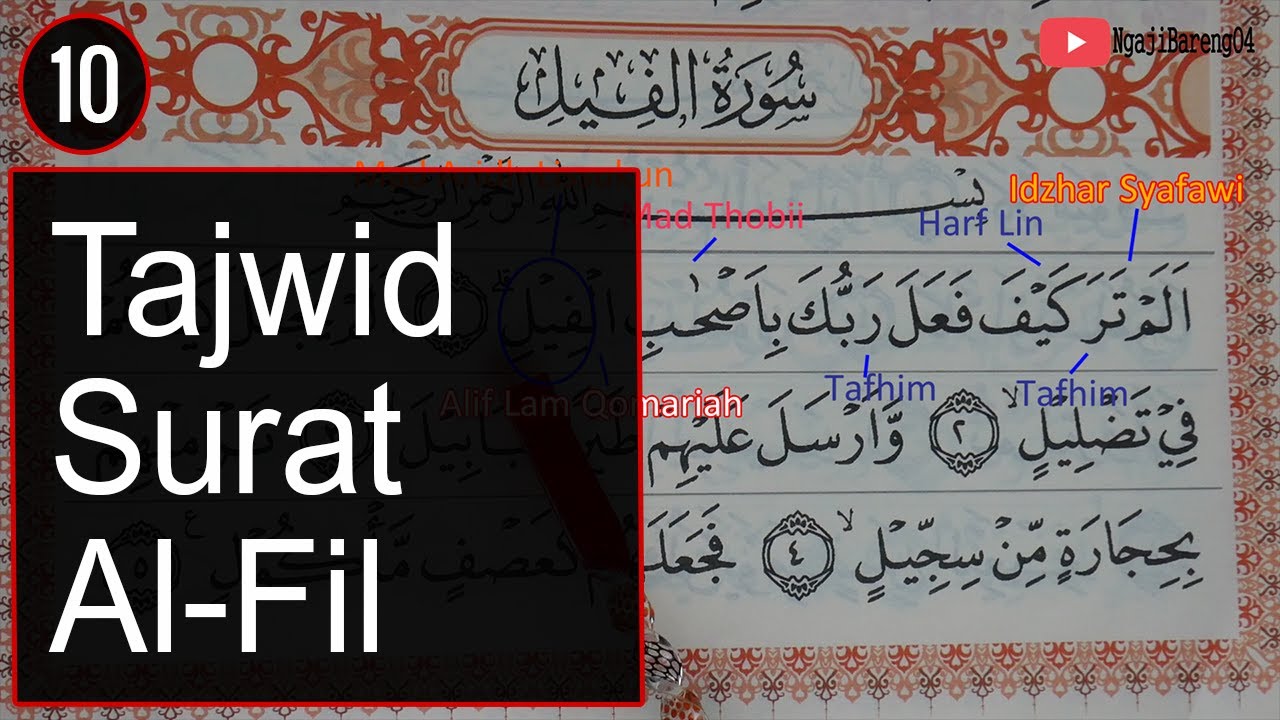 Detail Cara Membaca Surat Al Fiil Nomer 13