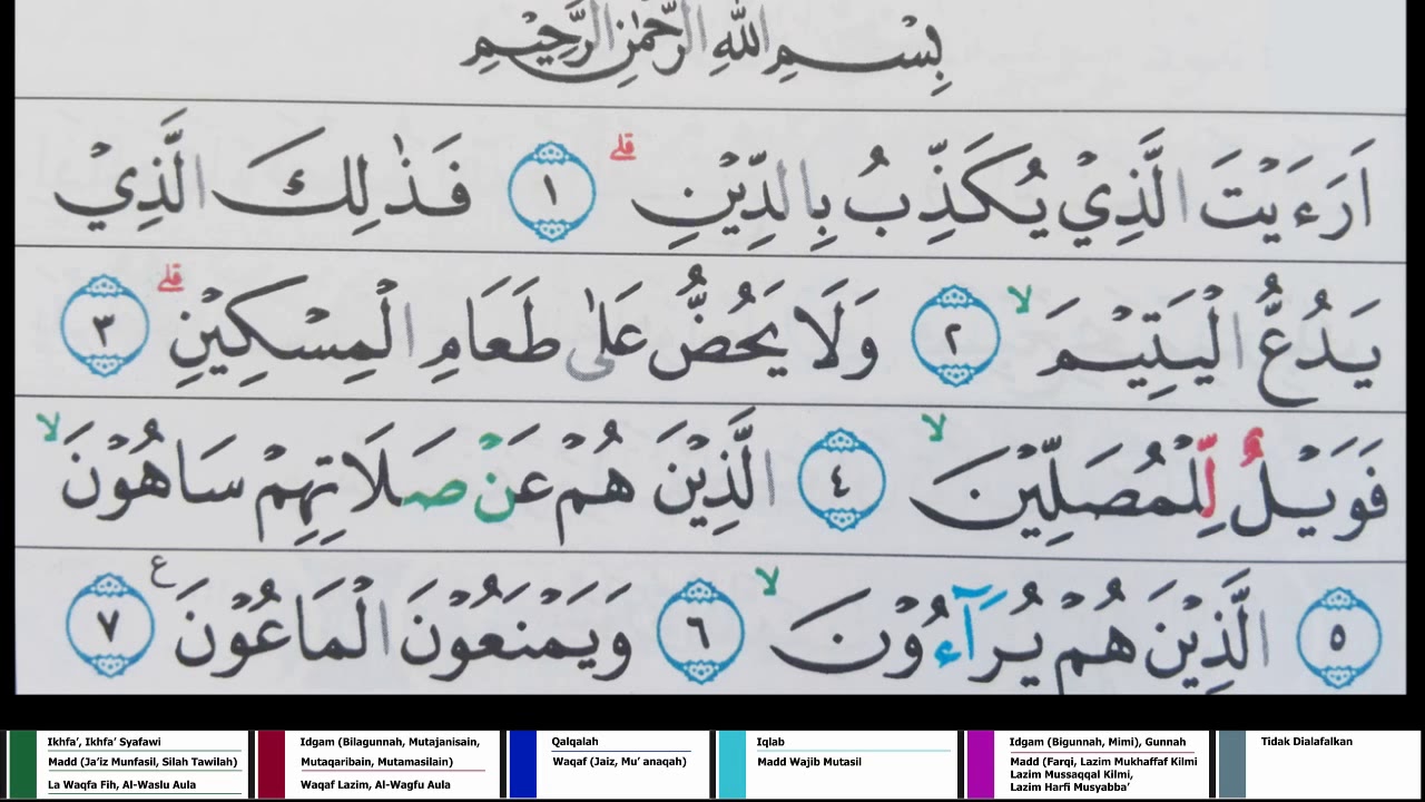 Detail Cara Membaca Surat Al Maun Nomer 20