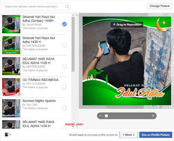 Detail Cara Membuat Bingkai Foto Profil Facebook Nomer 55