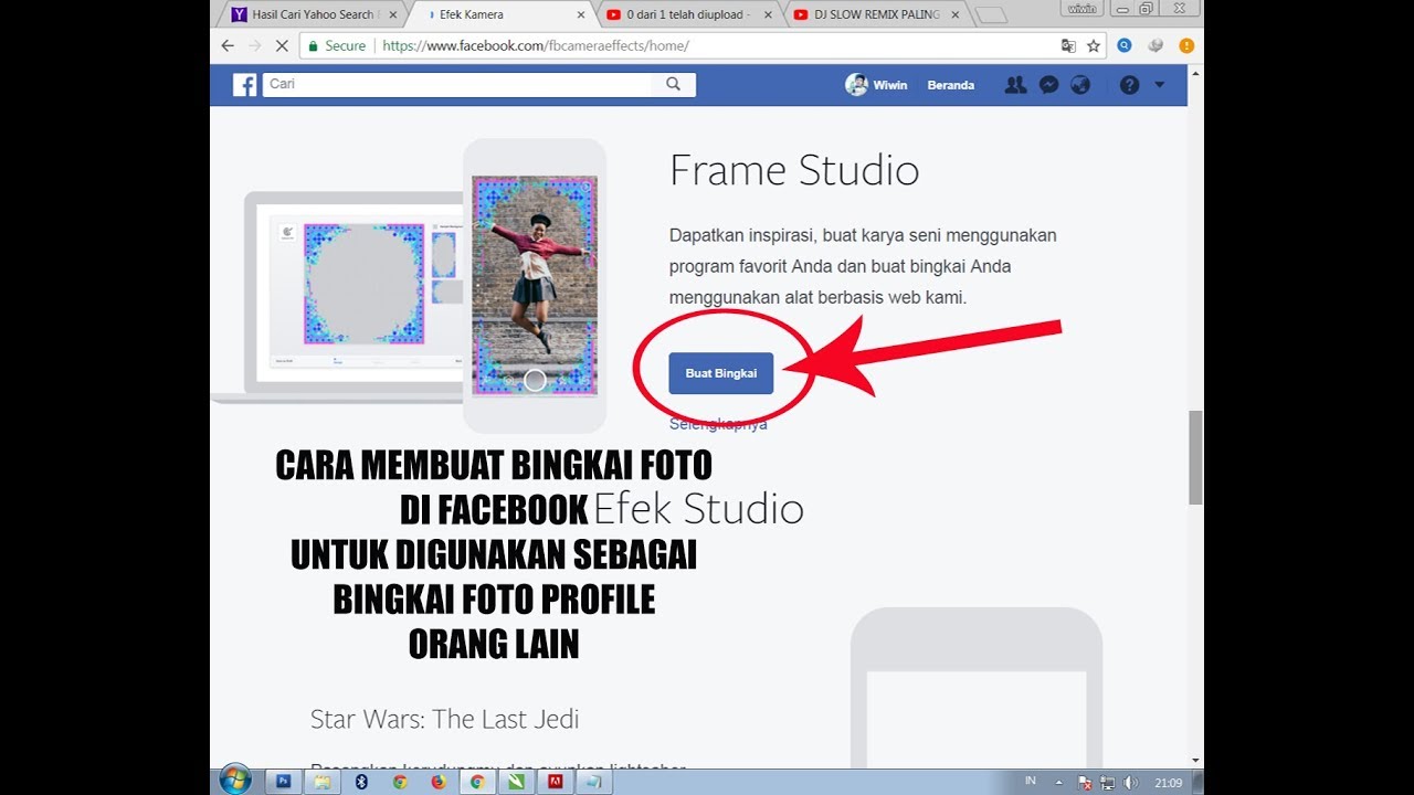 Detail Cara Membuat Bingkai Foto Profil Facebook Nomer 9