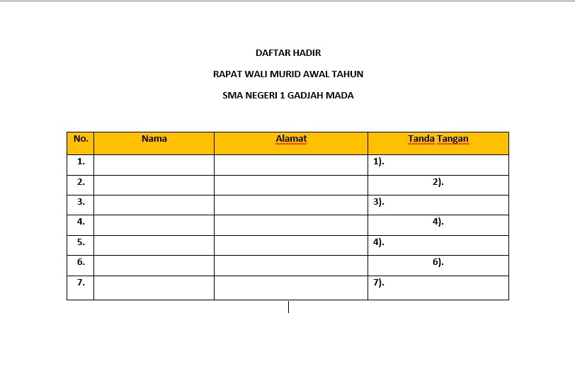 Detail Cara Membuat Buku Absen Nomer 2