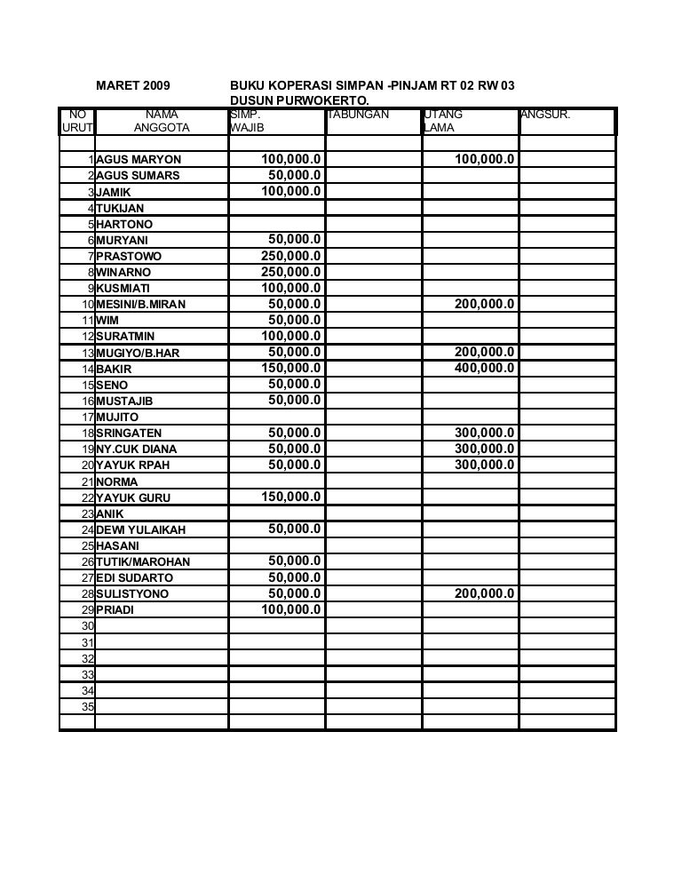 Detail Cara Membuat Buku Arisan Nomer 29