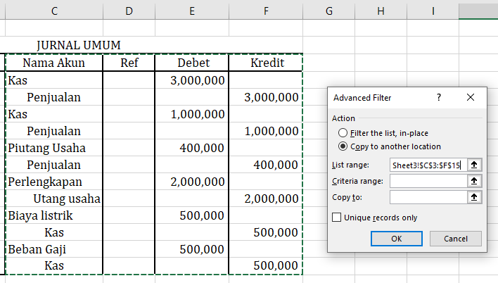 Detail Cara Membuat Buku Besar Dengan Excel Nomer 22