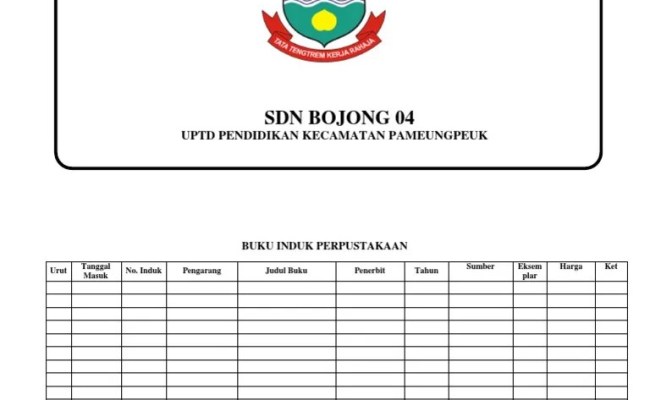 Detail Cara Membuat Buku Induk Perpustakaan Nomer 18