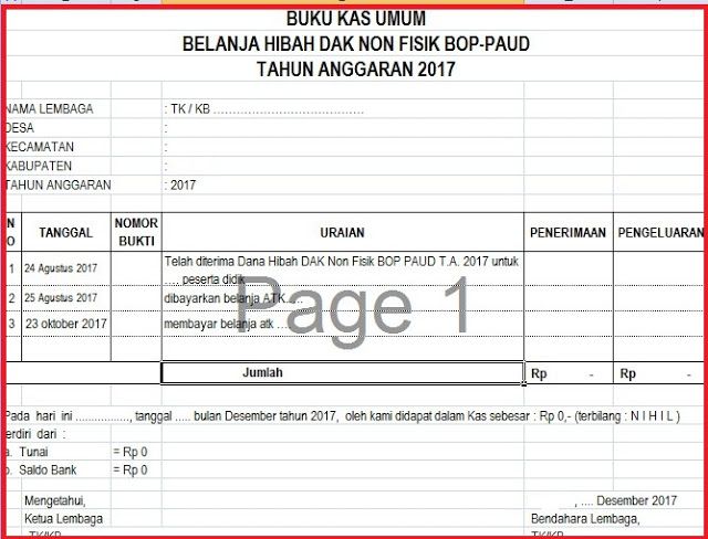 Detail Cara Membuat Buku Kas Umum Nomer 25