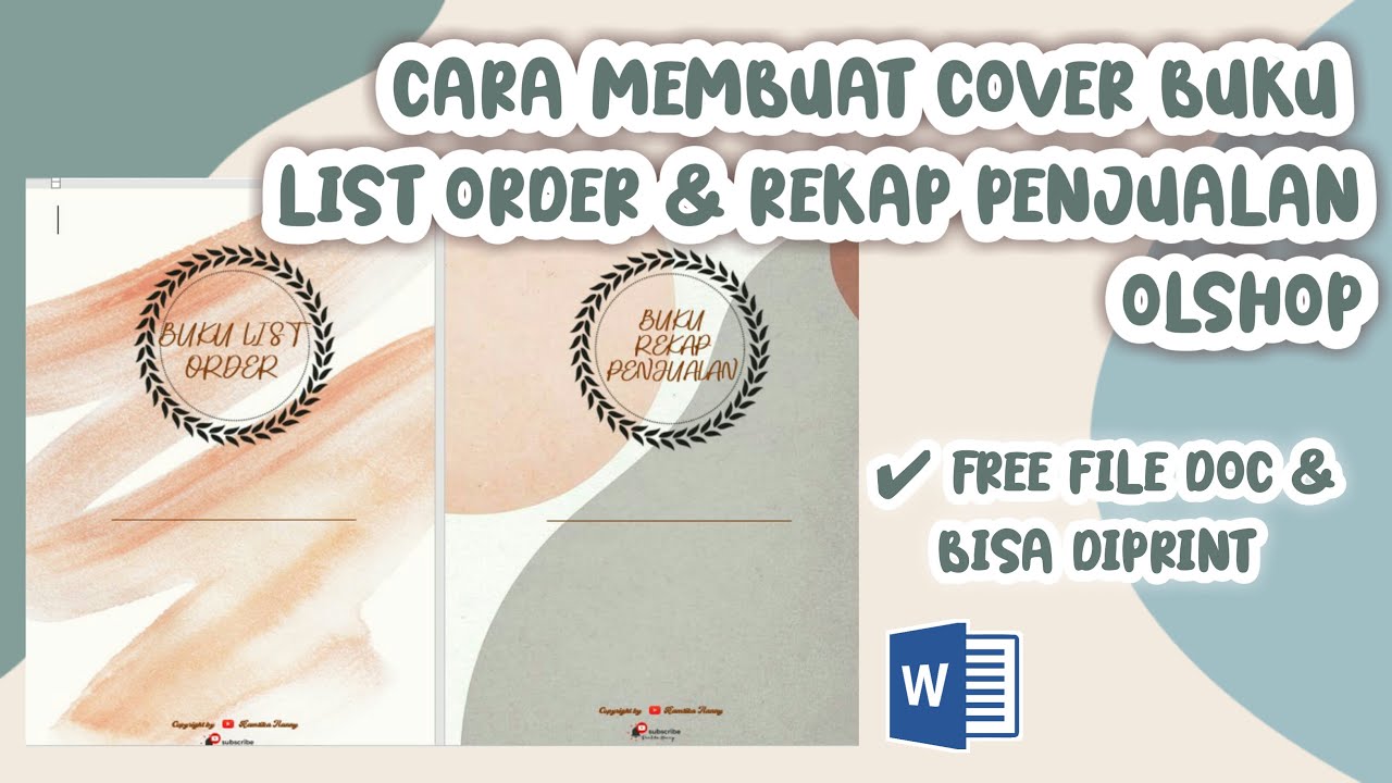 Detail Cara Membuat Buku List Order Nomer 14