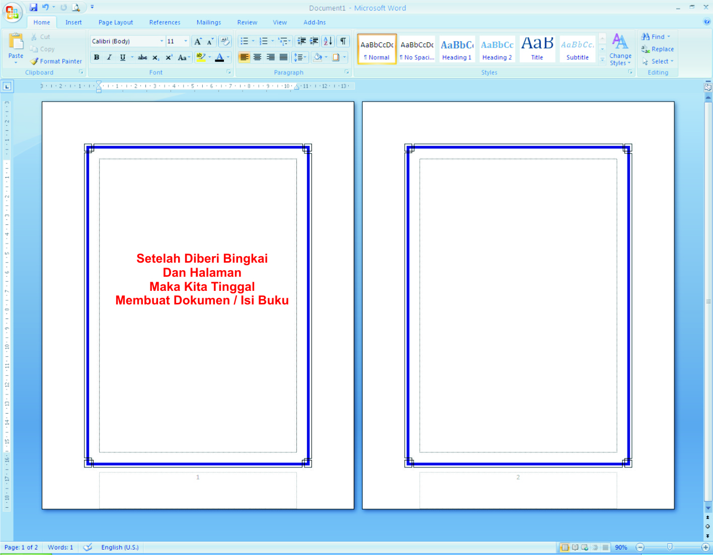 Membuat Buku Saku di Microsoft Word Membuat Buku Saku di Microsoft Word