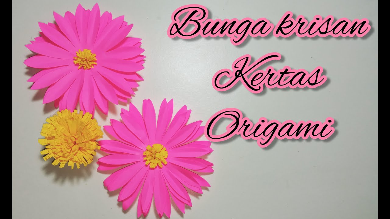 Detail Cara Membuat Bunga Aster Dari Kertas Nomer 8