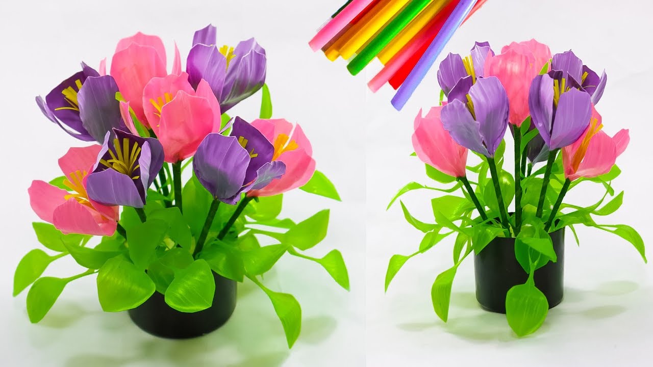 Detail Cara Membuat Bunga Lily Dari Sedotan Beserta Gambarnya Nomer 7