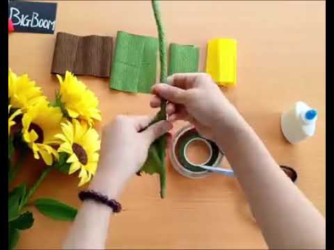 Detail Cara Membuat Bunga Matahari Dari Kertas Origami Dengan Mudah Nomer 27