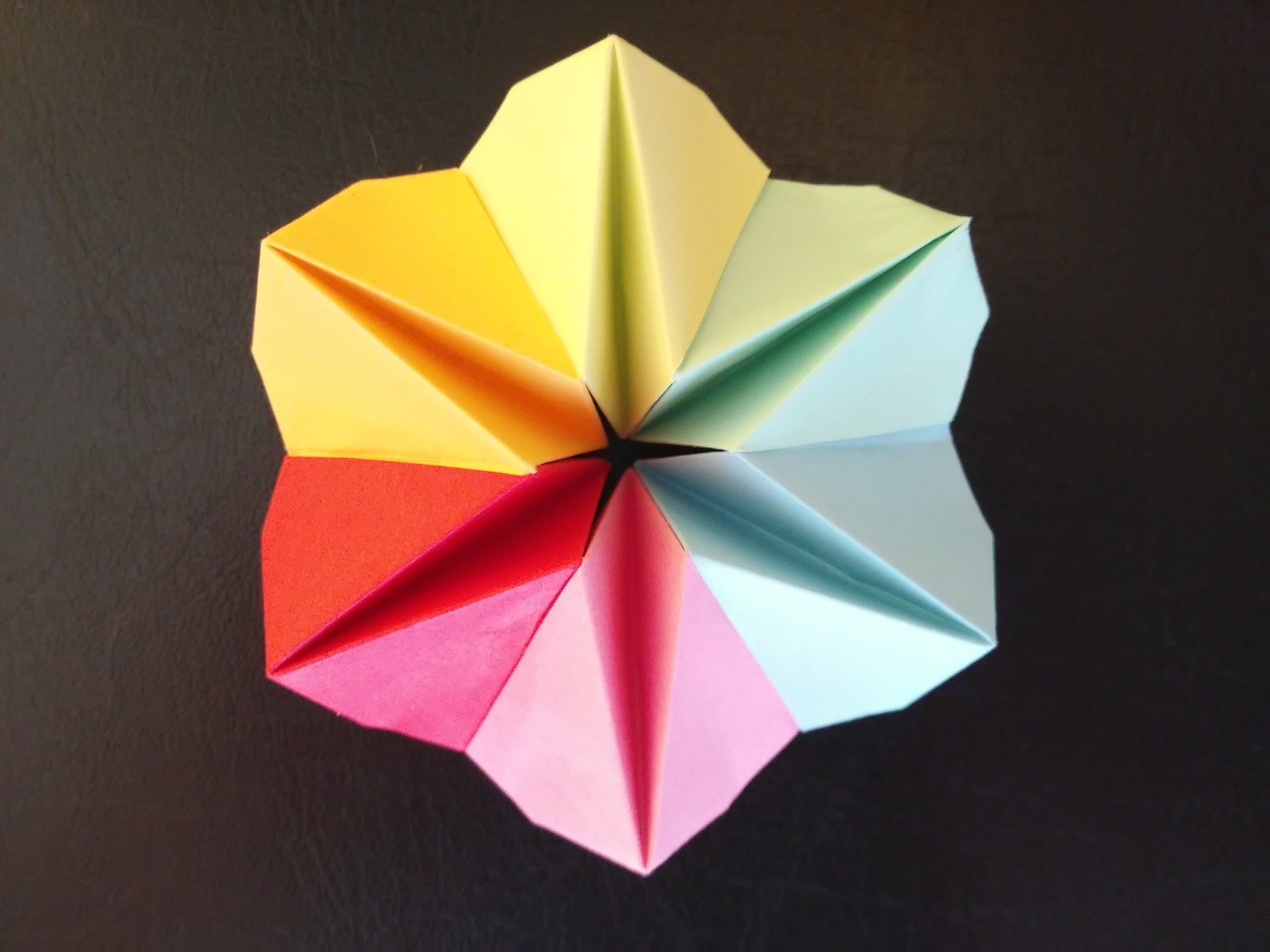 Detail Cara Membuat Bunga Matahari Dari Kertas Origami Dengan Mudah Nomer 41