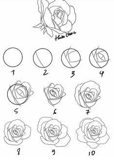 Detail Cara Membuat Bunga Mawar Di Buku Gambar Nomer 11