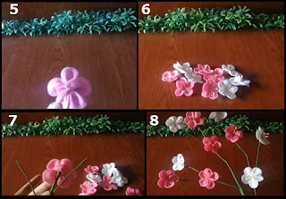 Detail Cara Membuat Bunga Melati Dengan Kain Flanel Nomer 9