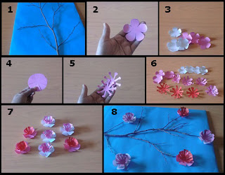 Detail Cara Membuat Bunga Sakura Dari Kertas Origami Dengan Mudah Nomer 13