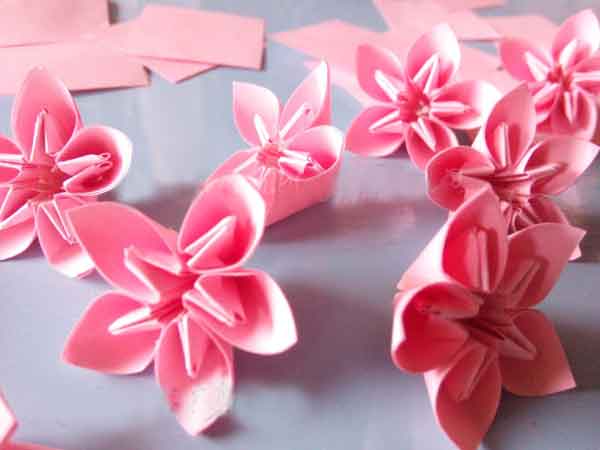 Detail Cara Membuat Bunga Sakura Dari Kertas Origami Dengan Mudah Nomer 5