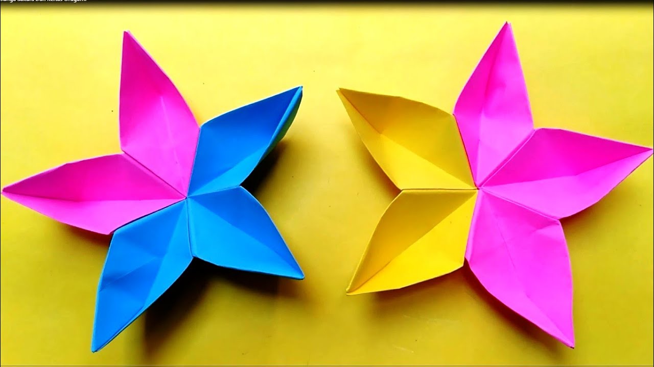 Detail Cara Membuat Bunga Sakura Dari Kertas Origami Dengan Mudah Nomer 46