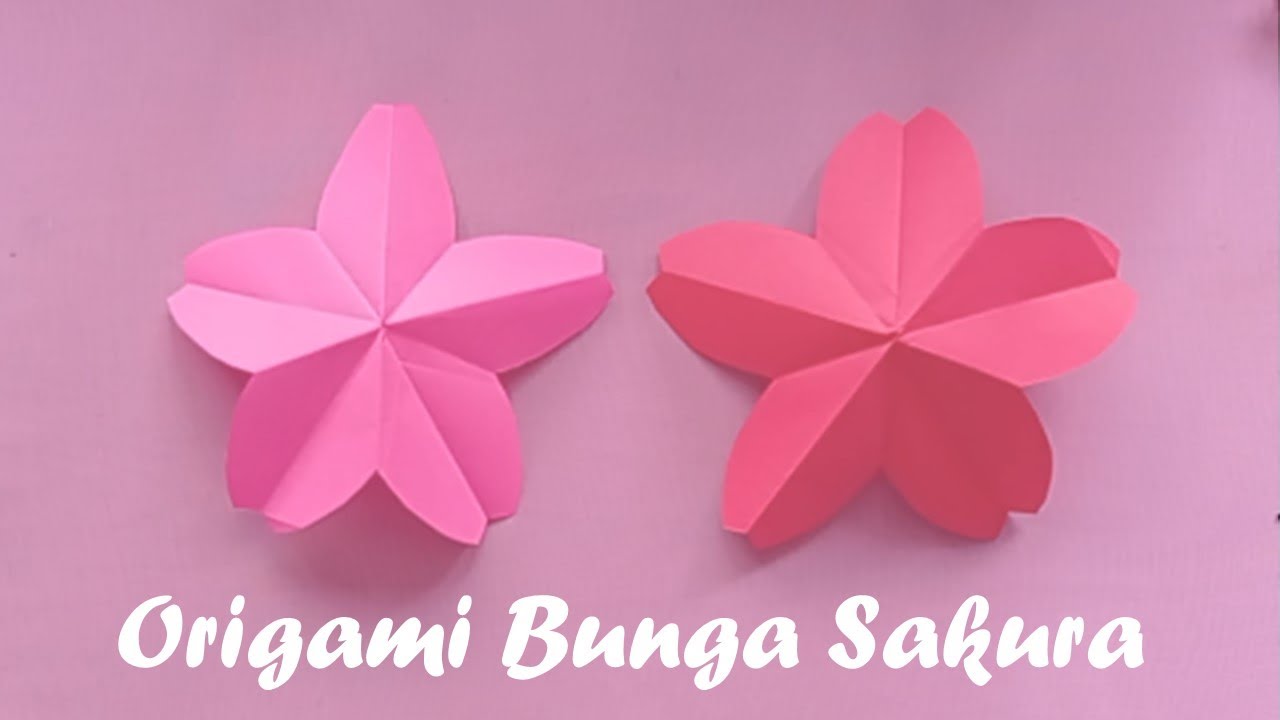 Detail Cara Membuat Bunga Sakura Dari Kertas Origami Yang Mudah Nomer 3