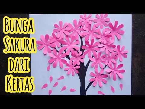 Detail Cara Membuat Bunga Sakura Dinding Nomer 12