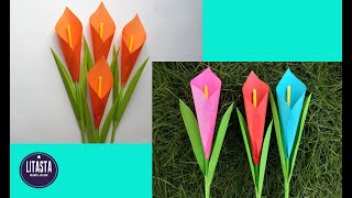 Detail Cara Membuat Bunga Tulip Dari Kertas Krep Dan Gambarnya Nomer 31